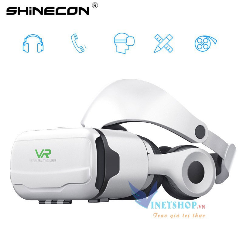 Kính thực tế ảo 3D VR SHINECON 6 cho điện thoại 3.5" - 6.0" G06E và G02EF Android IOS -dc3242