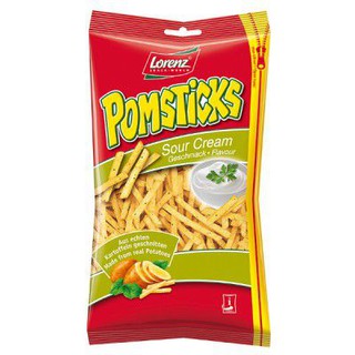 Khoai Tây Chiên Pomsticks vị Kem Bơ hiệu Lorenz - gói 100g