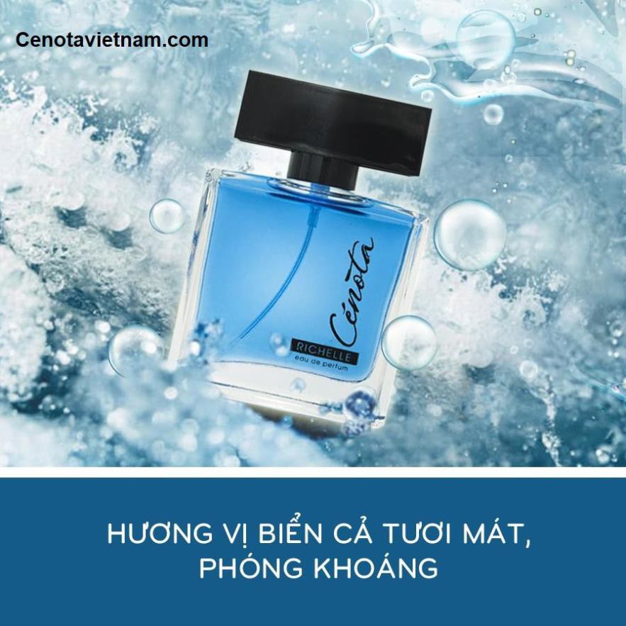 Nước hoa nam Cenota Richelle 50ml Chính Hãng Mạnh Mẽ Phong Độ Nam Tính . Chính Hãng Cao Cấp