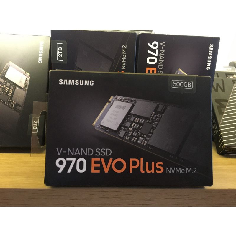 Ổ cứng SSD Samsung 970 EVO plus 500GB PCIe NVMe M.2 2280 - Gen3 x4 MZ-V7S500BW