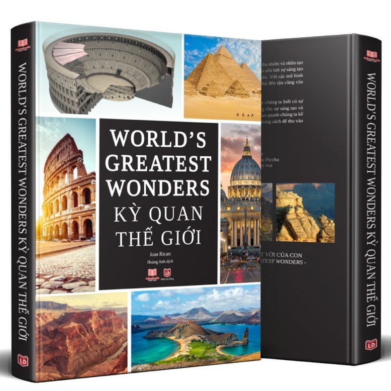 Sách : Kỳ Quan Thế Giới - World’s Greatest Wonder + Tặng kèm 6 Tấm Postcard