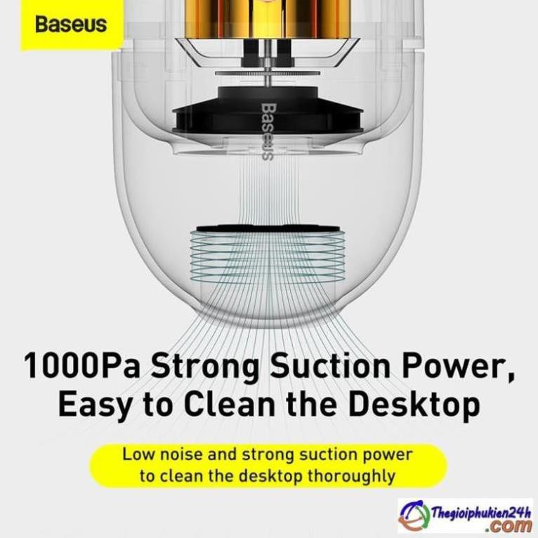 Máy Hút Bụi Mini Baseus C2 Nhỏ Gọn Vệ Sinh Bàn Phím Máy Tính | BigBuy360 - bigbuy360.vn