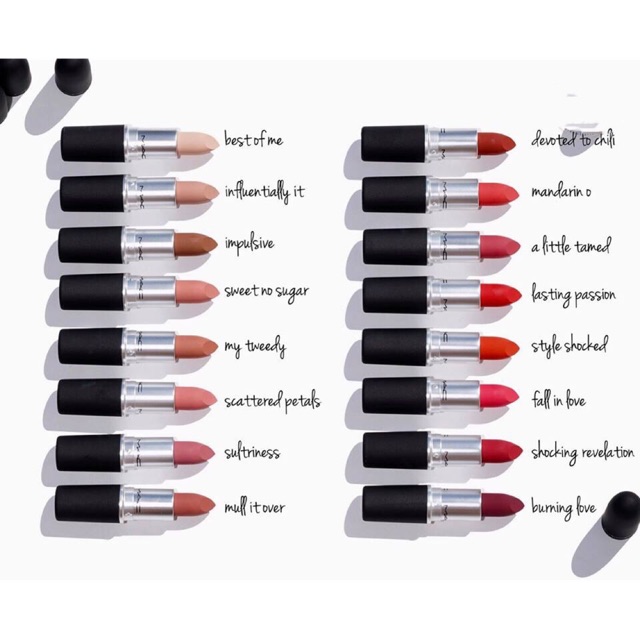 SON MAC POWDER KISS LIPSTICK (VỎ NHÁM)