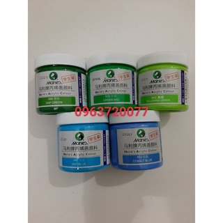 [Mã SKAMA8 giảm 8% đơn 300K] [DA ĐEN] Màu Acrylic Marie's 100/300ml Trắng/Đen