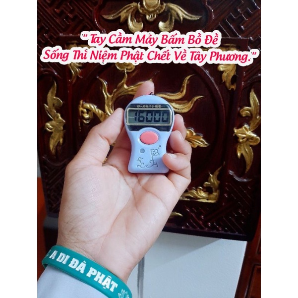 A DI ĐÀ PHẬT _ Máy Bấm Số Niệm Phật _ Dùng Pin Tiểu. 💰 Giá Thỉnh : 125/5 cái (25k/1 cái )