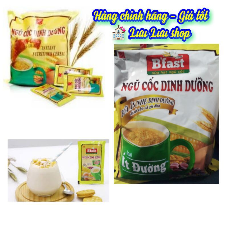 Ngũ cốc dinh dưỡng ít đường có đường bfast bịch 20 gói - ảnh sản phẩm 1