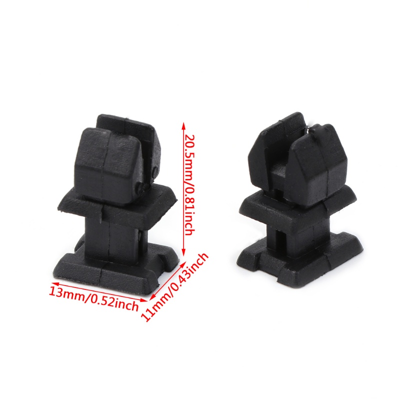 ✿ Set 10 Đinh Tán Nhựa Phụ Tùng Cửa Xe Ô Tô W1