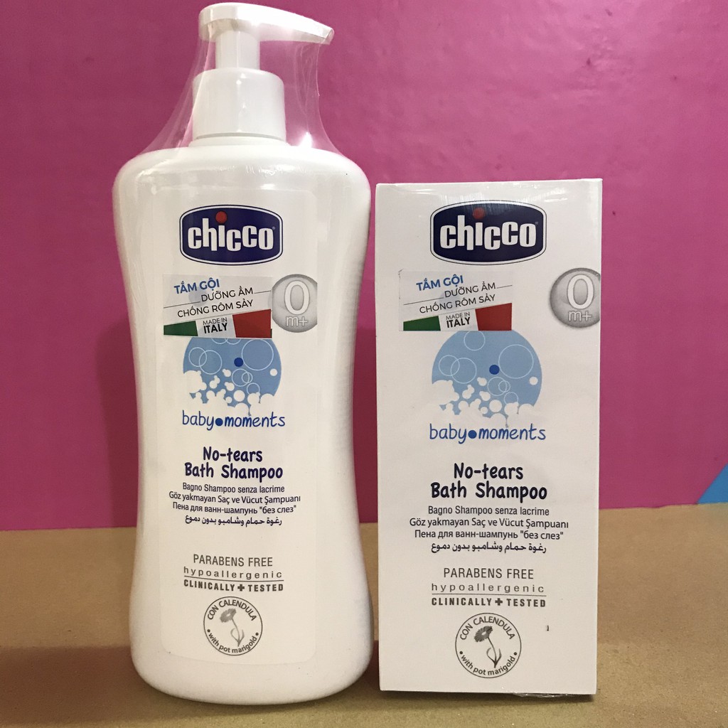 Sữa tắm gội Hoa Cúc 0M+ Chicco 200ml/500ml