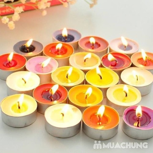 nến Tealight - Mua 2 tặng 1 - Nến đun ấm pha trà giữ nhiệt - Nến không khói không mùi