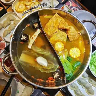 ⚡sale lớn⚡ nồi lẩu 2 ngăn siêu tiện lợi