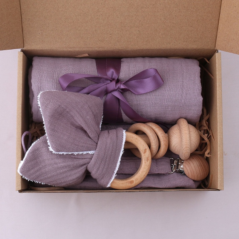 Set 5 Yếm Ăn Tam Giác Dễ Thương Cho Bé Sơ Sinh