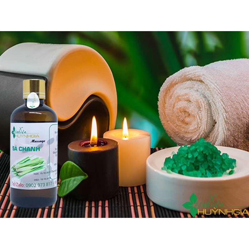 Tinh Dầu Massage Sả Chanh - Dầu Massage Body SẢ CHANH - Dầu Massage Thư Giãn - Dầu Massage Toàn Thân