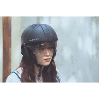 Nón bảo hiểm Sunda kính âm 135D