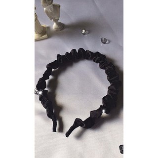 Scrunchies/ Kẹp tóc/ Cài tóc phi bóng đen