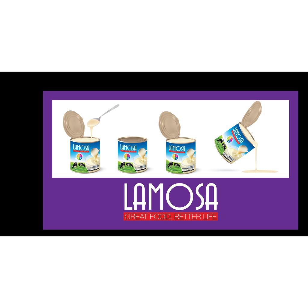 Sữa Đặc Có Đường Cao Cấp LAMOSA Lon 1Kg - Kem Đặc Có Đường Lon 1Kg