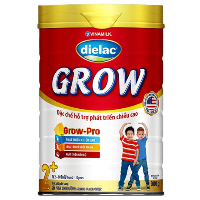 Sữa Dielac Grow 2+ 900g (trẻ từ 2 – 10 tuổi)