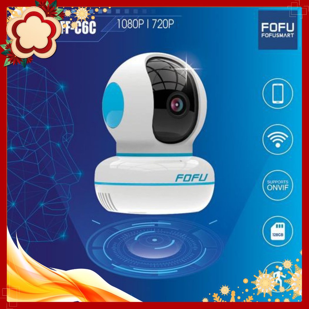 [GIÁ SỐC SHOPEE] [Siêu rẻ]Camera Không dây 360 độ Fofu C6C|Camera wifi gia re|camera thông minh|camera giám sát wifi