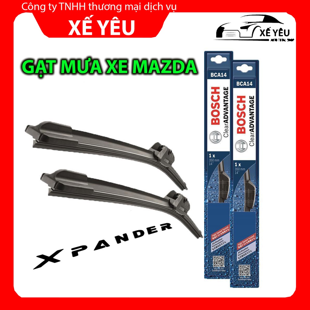 Gạt mưa Bosch cho xe Mazda: Mazda 2, Mazda 3, Mazda 6, Mazda CX5, Mazda CX9, BT 50, Premacy