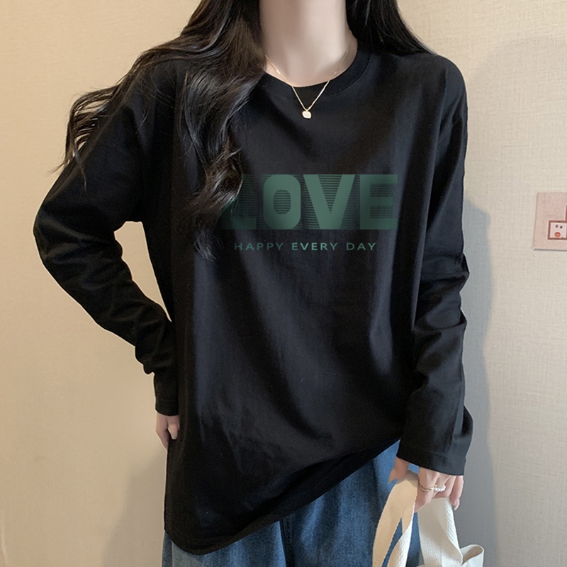 NRVP Áo Thun Nữ Dài Tay Thời Trang Hàn Quốc 2023
