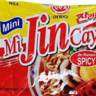 Combo 5 gói mì cay jin ramen ottogi gói 80g