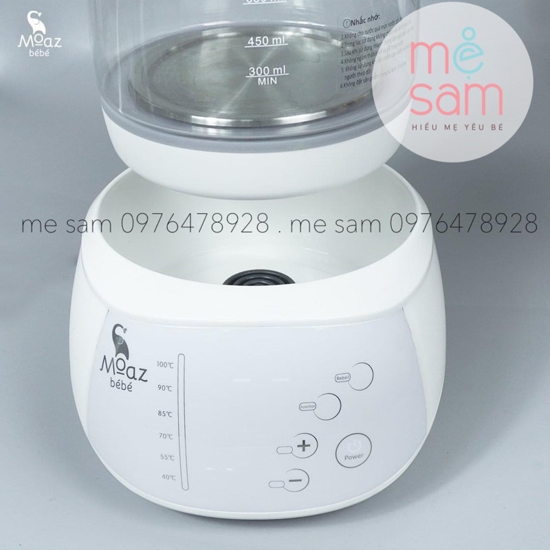 Bình đun nước pha sữa thông minh mb002 moazbebe