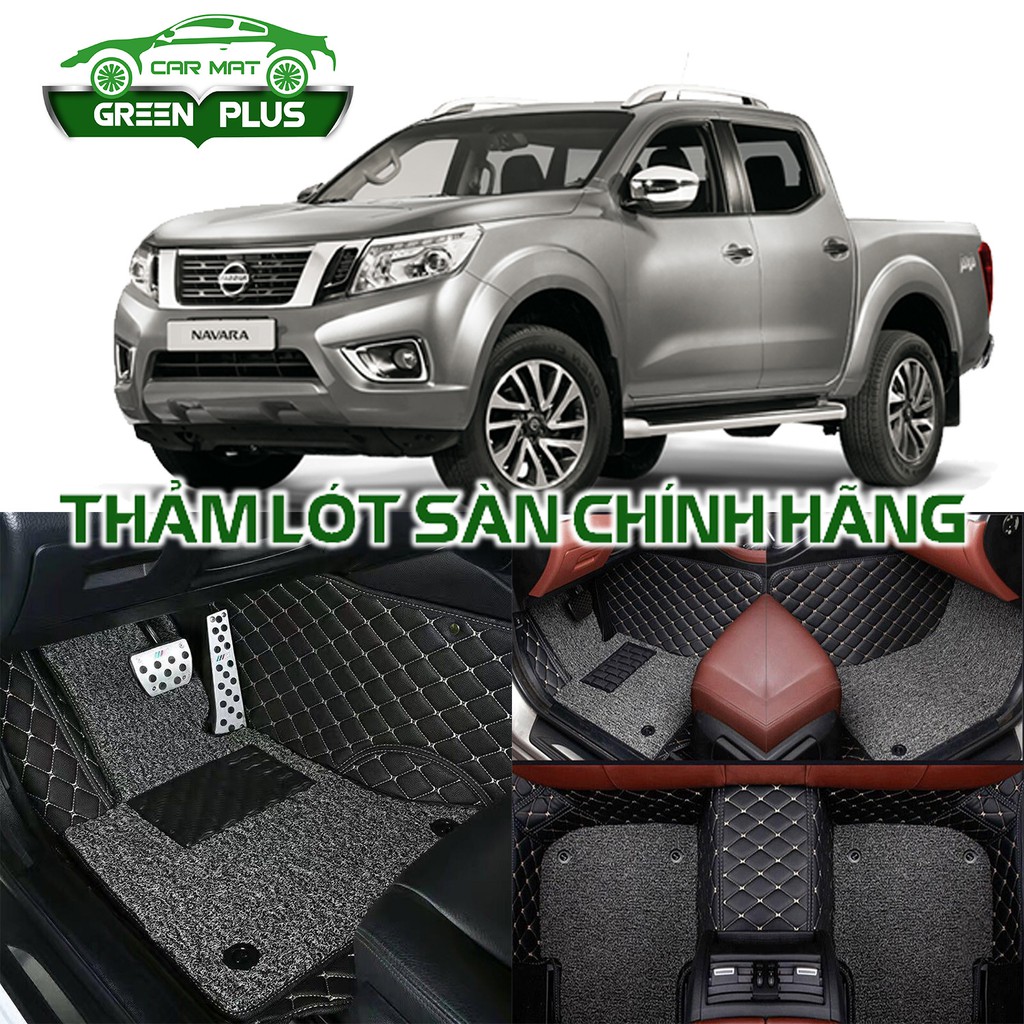 Thảm lót sàn 6D Nissan Navara chống nước, không mùi, phủ kín 90% sàn xe