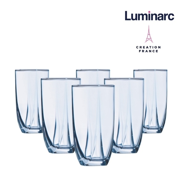 Bộ 6 Ly Thuỷ Tinh Cao Luminarc Eiffel 350ml - LUEIQ0168