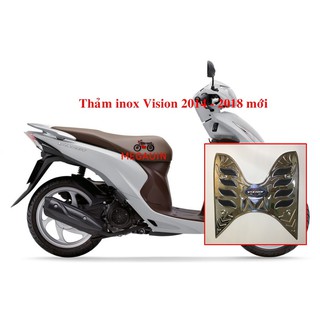 Thảm inox lót sàn để chân Vision 2014 - 2019
