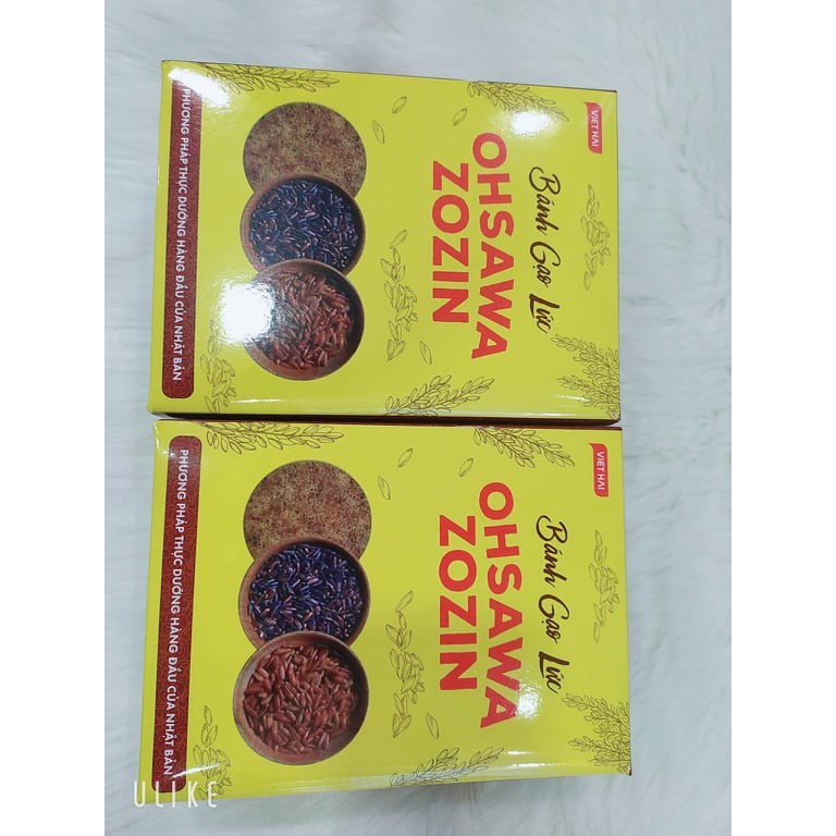 BÁNH GẠO LỨC OHSAWA ZOZIN NGUYÊN CHẤT PHÙ HỢP CHO CHO NGƯỜI ĂN KIÊNG, GIẢM CÂN, TIỂU ĐƯỜNG Hộp 125gr