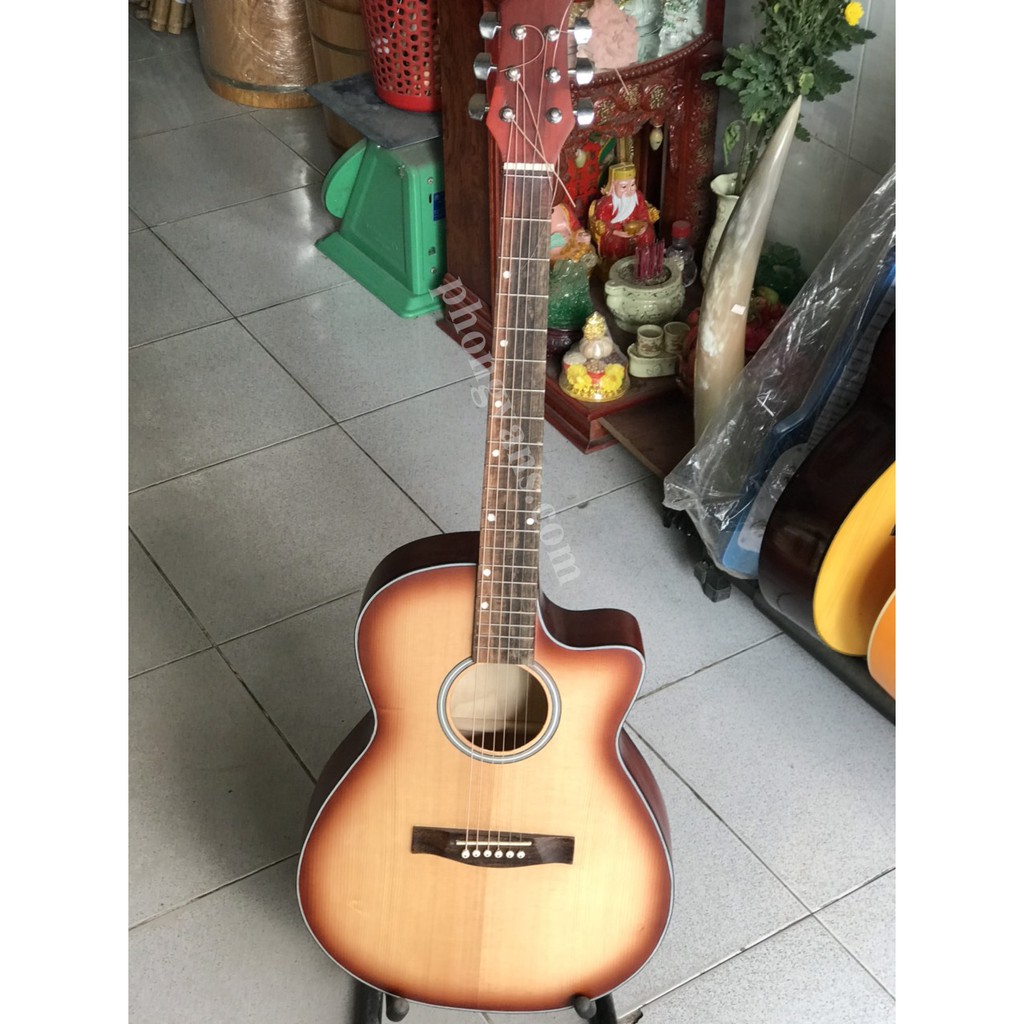 [TẶNG KÈM BAO +PHÍM] Đàn guitar acoustic VE70 sinh viên giá rẻ