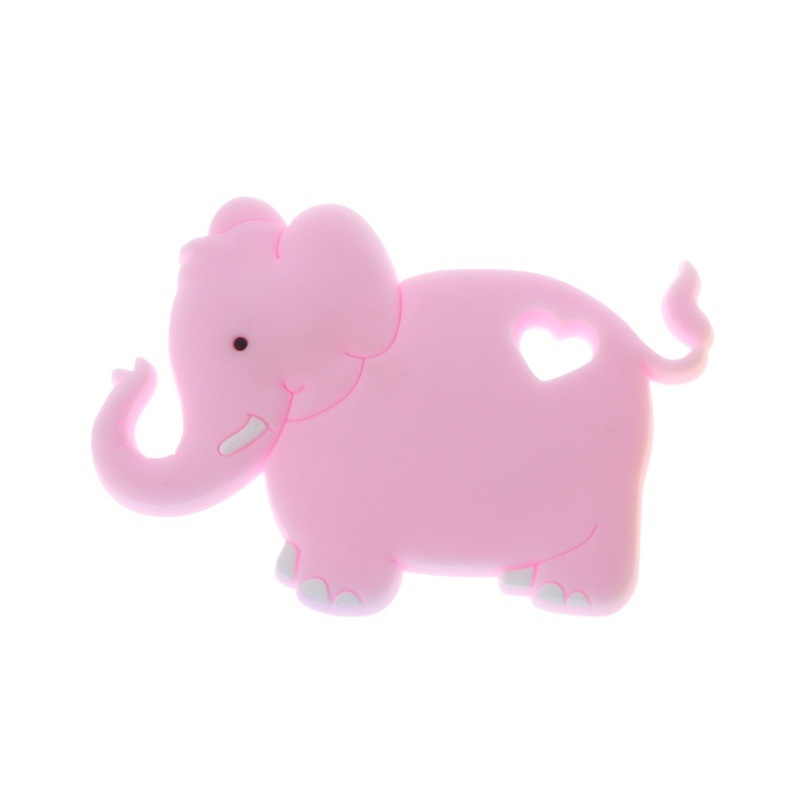 Đồ Chơi Ngậm Nướu Hình Chú Voi Bằng Silicone DIY Dành Cho Trẻ Em