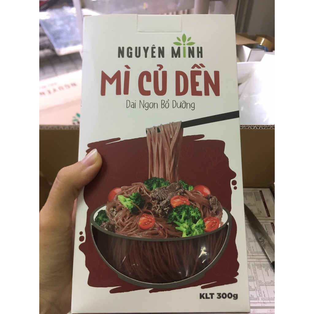 5 hộp Bún rau củ Nguyên Minh 300gr/Hộp cho bé ăn dặm (khoai lang tím, mè đen, bí đỏ, chùm ngây, củ dền