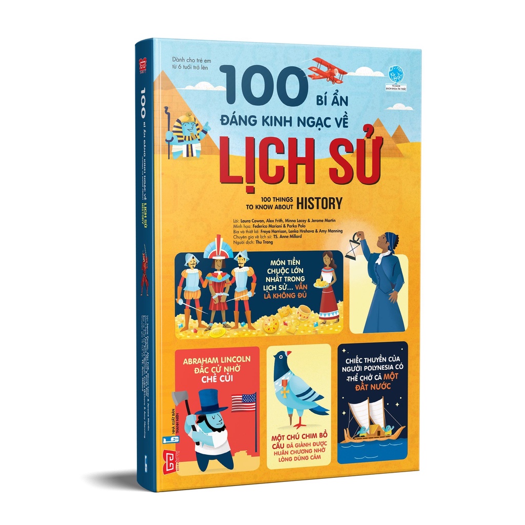 Sách-100 bí ẩn đáng kinh ngạc về lịch sử - 100 things to know about history