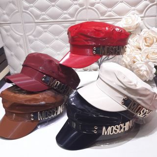 Mũ newsboy moschi da chữ