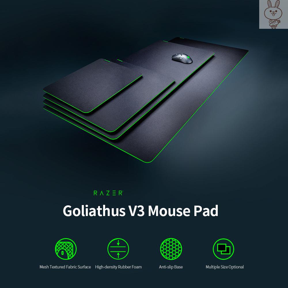 ol Razer Goliathus V3 Gaming Mouse Pad Soft High-Density Rubber Foam Gaming Mouse Mat Anti-Slip Mouse Pad Medium 360*275*3mm