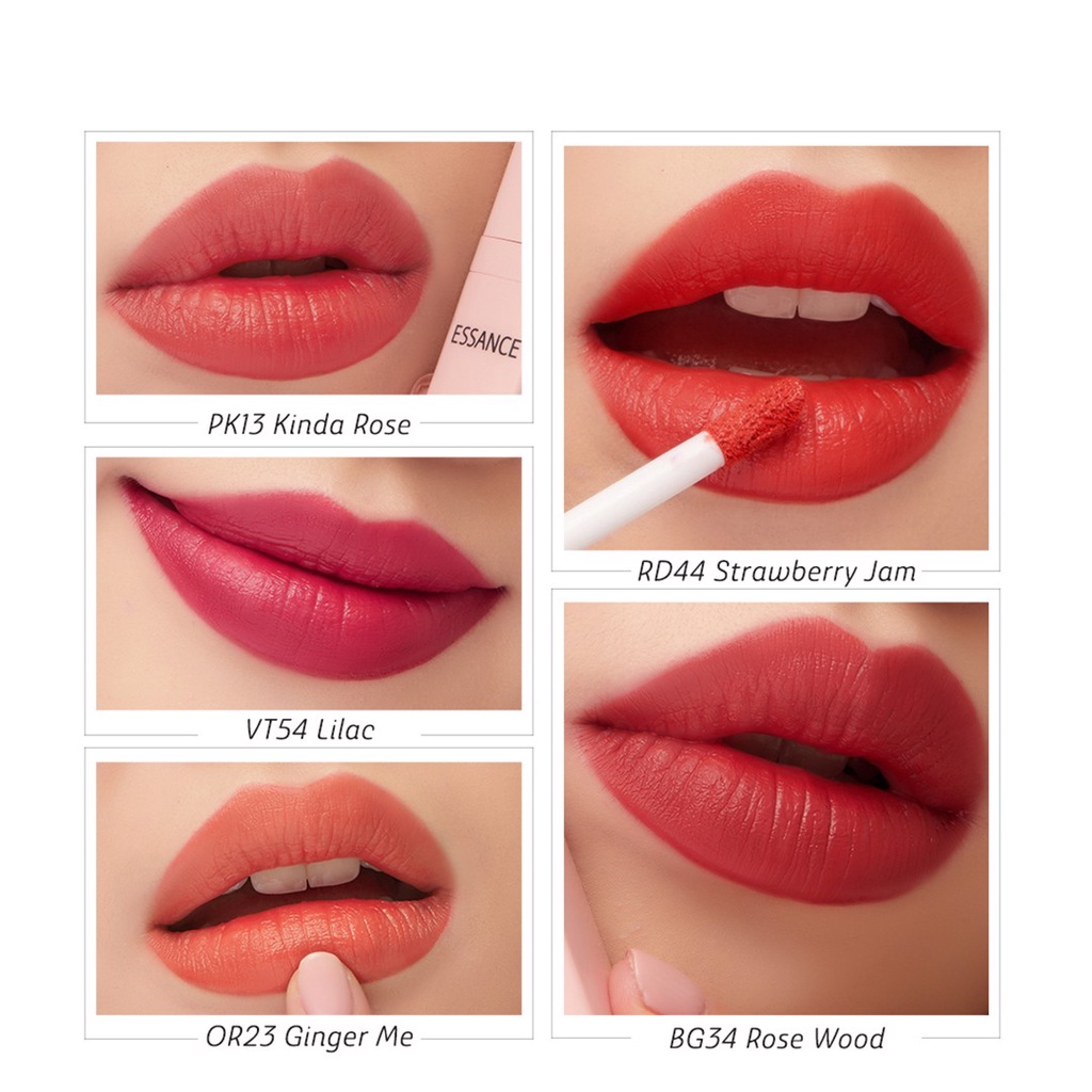 Son kem mịn mượt chuẩn màu Essance Soft Lip Liquid 3g