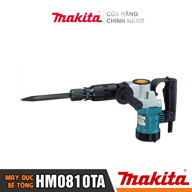 [Chính Hãng] Máy Đục Phá Bê Tông Makita HM0810TA (17MM-900W) Bảo Hành Tại Các TTBH Toàn Quốc