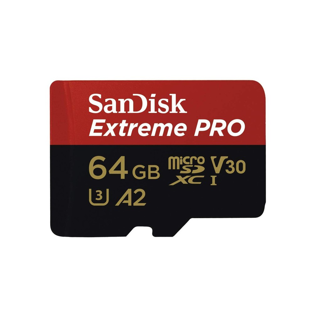 Thẻ nhớ microSDXC SanDisk Extreme Pro 64GB V30 A2 tốc độ upto 200MB/s + Adapter