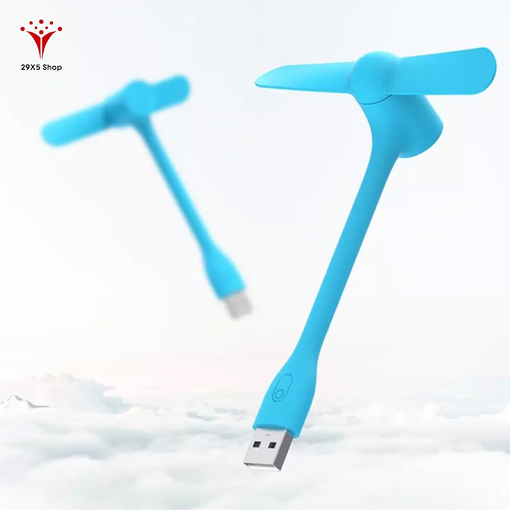 Quạt USB ZMI AF212 gen 2 có nút chỉnh tốc độ, bật tắt