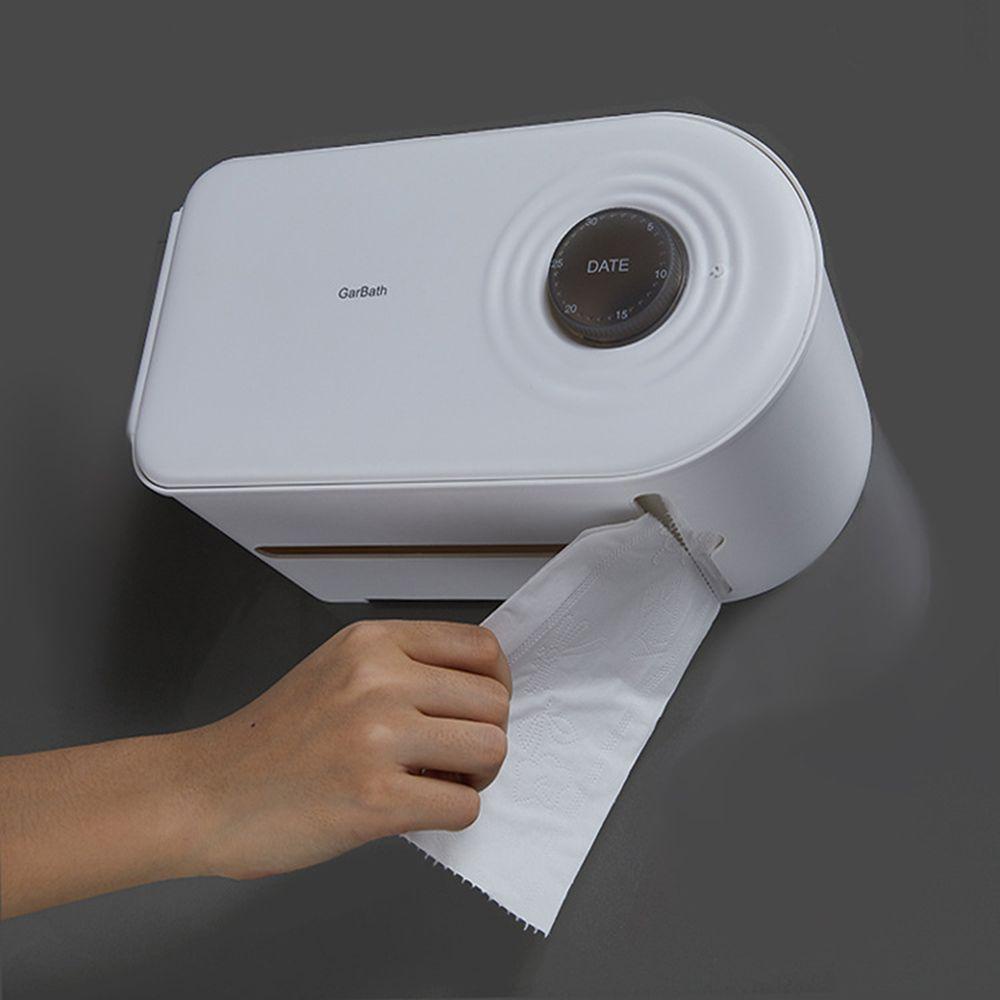 Giá Đỡ Cuộn Giấy Vệ Sinh Gắn Tường Không Cần Đục Lỗ Tiện Dụng Cho Nhà Bếp / Phòng Tắm