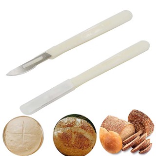 Dao rạch bánh mì cán trắng 15cm