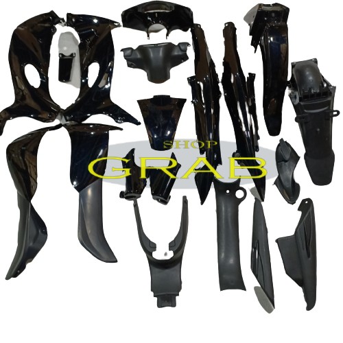 Bộ dàn áo xe JUPITTER R nhựa ABS cao cấp Màu Đen