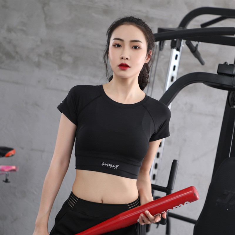 Áo tập gym, yoga nữ ❤ OanhKieu-55 ❤ kiểu áo croptop body dùng tập thể thao, gym, yoga, zumba, chất liệu siêu co giãn