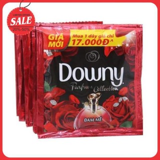 10 Gói Nước xả vải Downy Đam mê gói 22ml/ 1 gói