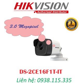 Camera hd-tvi hồng ngoại 3.0 megapixel hikvision ds-2ce16f1t-it