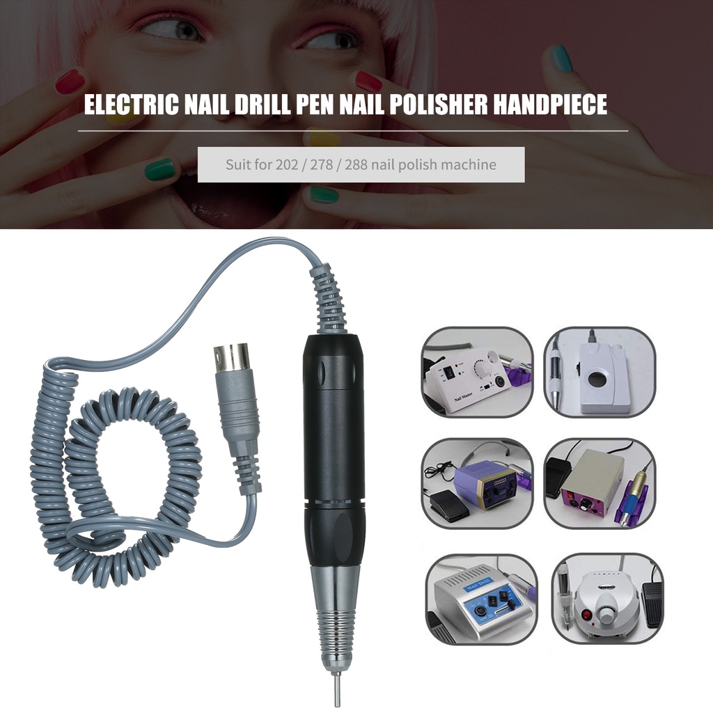 Máy Mài Móng Tay Chuyên Nghiệp Bằng Điện Màu Bạc