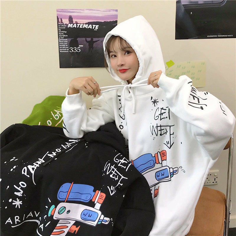 Áo Hoodie Súng Nước Xinh Form 60kg