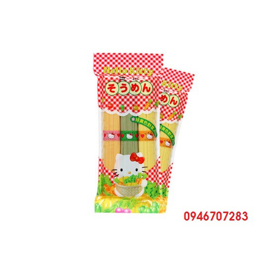 [Giá tốt] Mì somen rau củ Hello Kitty 300G (Nhật Bản) - Chính hãng