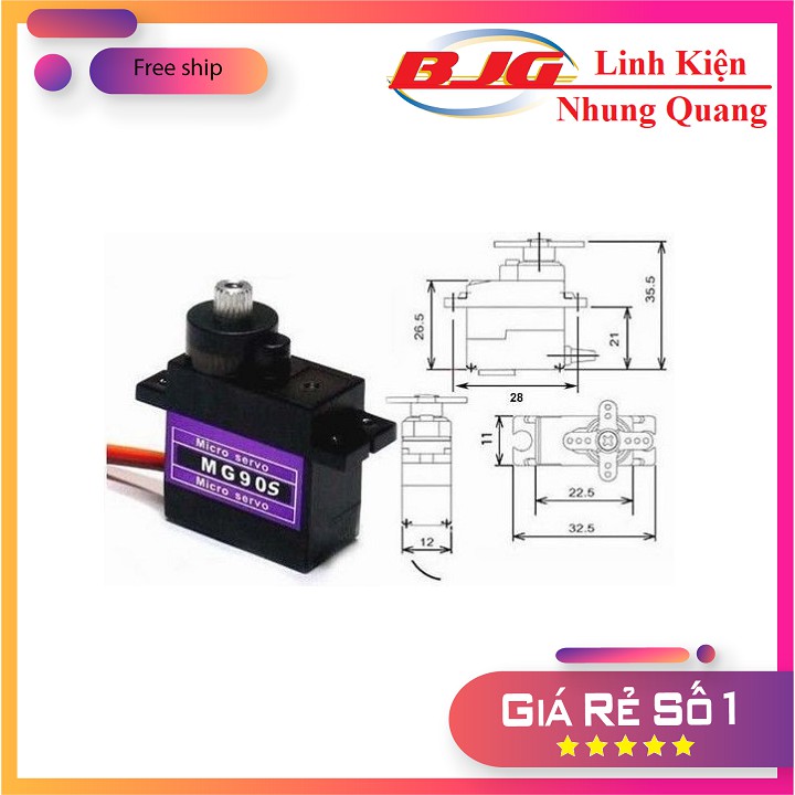 Động cơ servo mg90s