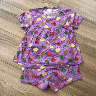 SALE KỊCH SÀN- Bộ bánh bèo bé gái quần đùi in hình màu hoa quả rực rỡ chất cotton jumping beans 6-20kg